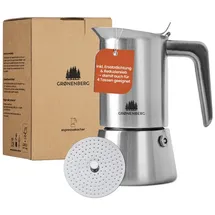 Groenenberg Espressokocher 0,3 l 6 Tassen Schwarz