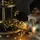 MARELIDA LED-Lichterkette Pusteblume 2 m Gold