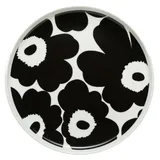 Marimekko Frühstücksteller Unikko 20 cm schwarz/weiß