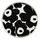 Marimekko Frühstücksteller Unikko 20 cm schwarz/weiß
