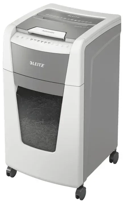 Leitz 80150000 Aktenvernichter Kreuzschreddern 55 dB 22 cm Grau, Weiß