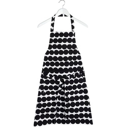 Marimekko - Räsymatto Schürze, weiß / schwarz