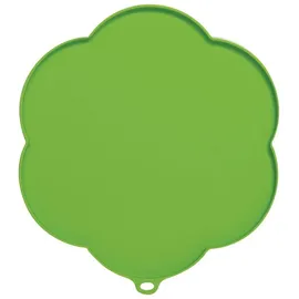 Catit Silikonmatte in Blumenform, wasserdichte Unterlage für Trinkbrunnen, 30cm, grün, 1 Stück (1er Pack)