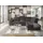 sit&more Ecksofa SIT & MORE "Cabrio L-Form, B: 274 cm, mit Sitztiefen-, Arm- & Kopfteilverstellung", grau (fango), B:274cm H:87cm T:230cm, 100% Polyester, Sofas, Ecksofa, 3 Nierenkissen, Federkern, optional Bettfunktion und Stauraum