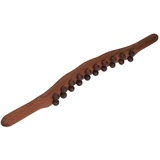 2 Stück Massagestab mit 20 Massagepunkten Holz-Gua-Sha-Stab Fit Back Holz-Scraping-Stick für Beine Taille