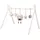 roba Baby Spielbogen - Baby Gym & Montessorie Spielzeug mit Anhänger roba Style - Activity Center & Spieltrapez ab 3 Monaten - Grau