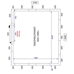 CombiSteel Kühl und Gefrierzelle 2400x2100x2200 mm