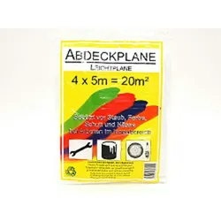 Vielzweckplane/Abdeckfolie 4 x 5 m, 20 m2 6 my dicke
