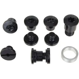 CAMPAGNOLO Kettenrad-Kit Schraube Mutter schwarz Satz à 5 St.
