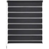 LIEDECO Duo Rollo Klemmfix 80 x 200 cm anthrazit/transparent