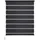 LIEDECO Duo Rollo Klemmfix 80 x 200 cm anthrazit/transparent