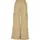 URBAN CLASSICS Highwaist Wide Leg Cargo Hosen Beige S