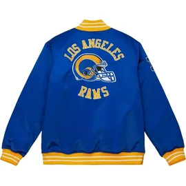 Mitchell & Ness Heavyweight Satin Jacke blau M