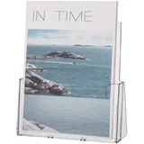 Helit Tischprospekthalter transparent DIN A4 23,5 x 8,5 x 25,0 cm, 1 St.