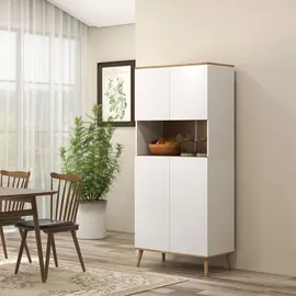 Homcom Küchenbuffet 80 x 40 x 178 cm Weiß