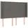 vidaXL Boxspringbett mit Matratze & LED Grau 140x200 cm Kunstleder