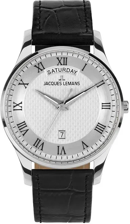 Jacques Lemans Herrenuhr Classic 1-2193M - silber