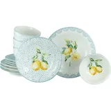 CreaTable CreaTable, Geschirrset, Lemoncello (12 Stück)
