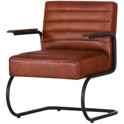 Freischwinger Sessel  Buff , braun , Maße (cm): B: 68 H: 84 T: 78