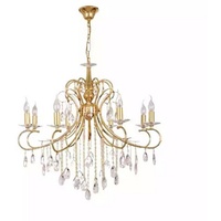 JVmoebel Kronleuchter Modern Kronleuchter im Wohnzimmer Luxus Pendelleuchte Lampe, Leuchtmittel wechselbar, Made in Europe goldfarben
