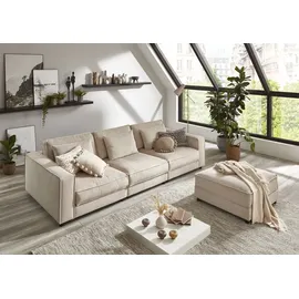 Atlantic Home Collection 3-Sitzer Valan Cord 279 x 83 x 126 cm Beige