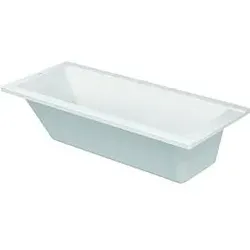 Duravit Badewanne D-Code 700100000000000 Einbauversion, Ablauf Fußseite, weiss