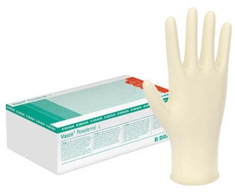 Vasco® gepudert, Größe 8-9, groß Handschuhe 100 St