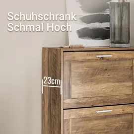 SoBuy FSR137-F 60 x 79 x 23 cm braun / braun