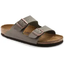 Birkenstock Arizona Birko-Flor Nubuk schmal stone 43