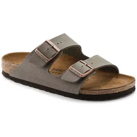Birkenstock Arizona Birko-Flor Nubuk schmal stone 43