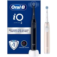 Oral-B iO Series 2 Night Black + 2. Handstück Calm Pink
