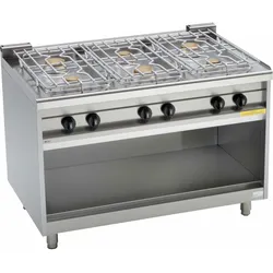 EKU Thermik 750 Gasherd PowerBurner GST-8-B beidseitig bedienbar