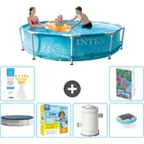 Frame Pool Rund - 305x76 Cm - 7-teilig  S32