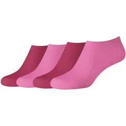 4er Pack camano Fine Invisible Sneakersocken Damen 4454 - phlox pink 35-38