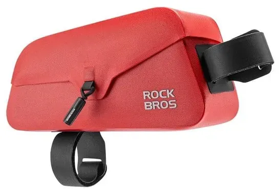 30120122004 Waterproof Bicycle Frame Bag with Magnetic Closure 0.9L - Red