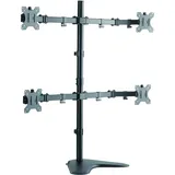 Logilink Monitor-Schreibtischständer 4-fach 33-81,3 cm Schwarz