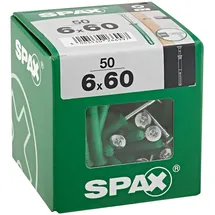 SPAX Nageldübel Senkkopf 6 x 60 mm 50 Stück