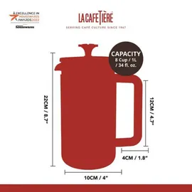 La Cafetiere Pisa 8 Tassen Kupfer