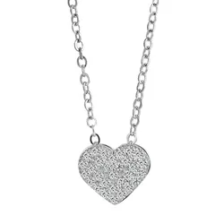 Kette mit Anhänger ADELIA ́S, silber, herz, Halsketten, Damen, unbekannt