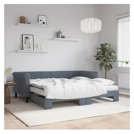 vidaXL Tagesbett 90 x 190 cm Dunkelgrau