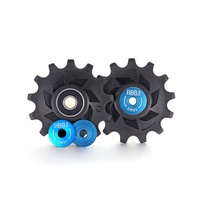 BBB Cycling Schaltrollen 13-Zähne Derailleur Pulley Hinten 12-Fach Jockey-Räder Roller Shimano Kompatibel für Rennrad Urban MTB Bicycle RollerBoys 13T BDP-09, Schwarz