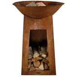 Jet-Line Feuerschale XXL Cambridge 110 cm rostoptik Terrasse