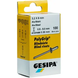Gesipa Blindniete 4 x 17 mm 50 Stück