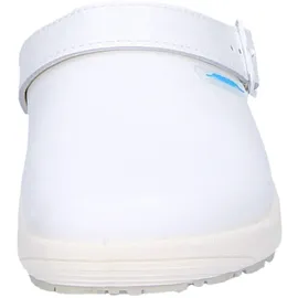 Abeba Clog 9200 - rubber Glattleder weiß, 44
