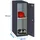simonlocker montadas SimonRack Metallschrank mini 50 x 91,5 x 40 cm Schwarz