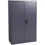 MCW Aktenschrank, MCW-H17, Stahlschrank Büroschrank Schrank, 2 Türen abschließbar Metall, 90x140x40 cm, Arbeitszimmer, Aktenschränke