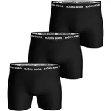 Björn Borg Boxershorts 3er Pack Schwarz / Bunt S