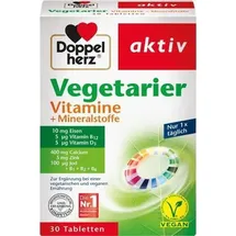 Doppelherz Aktiv Vegetarier Vitamine + Mineralstoffe Tabletten 30 St.