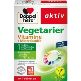 Doppelherz Aktiv Vegetarier Vitamine + Mineralstoffe Tabletten 30 St.