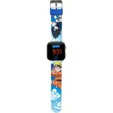 Kids Licensing Naruto LED-Uhr 0 mm Gehäuse Blau Riemen Blau